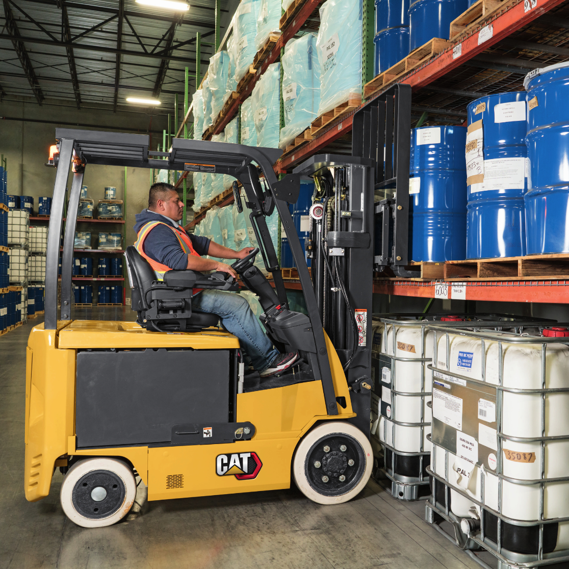electric lift truck for warehouse