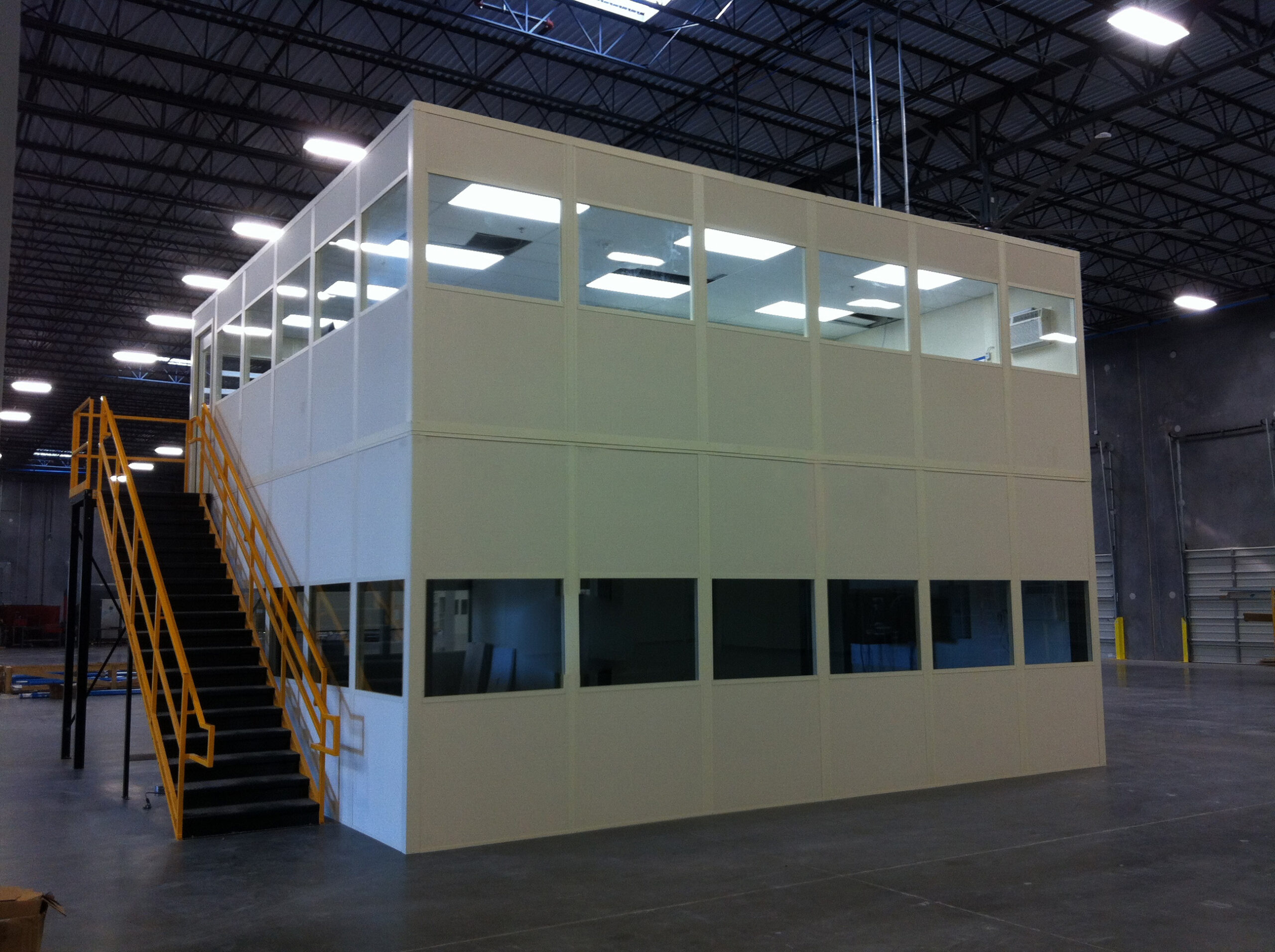 two-story modular office