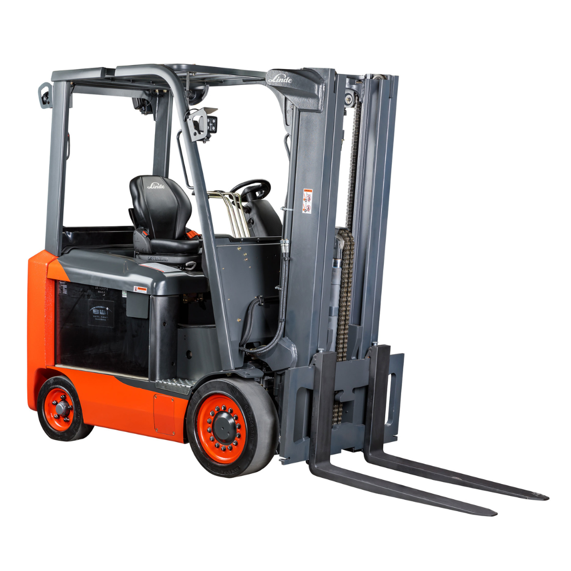 electric 4 wheel counterbalanced forklift
