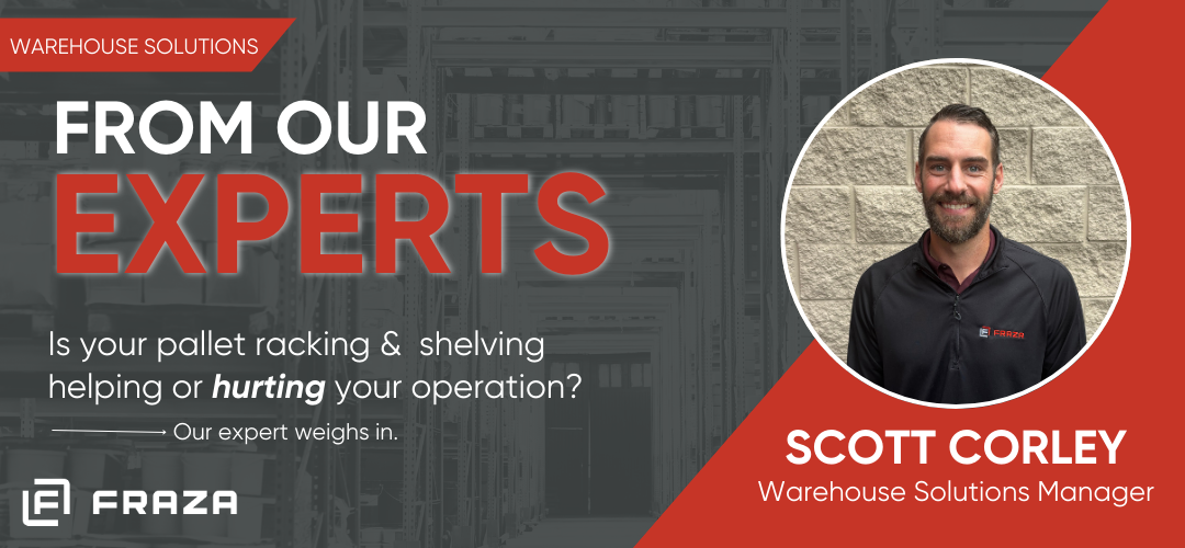 warehouse solutions manager, Scott Corley shares insight about pallet racking solutions